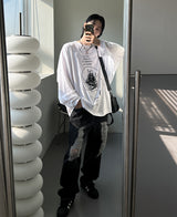 スクラッチスリーブT / Scratch Sleeve Tee (2 color)