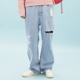 ペインティングデニムパンツ / Painting denim pants