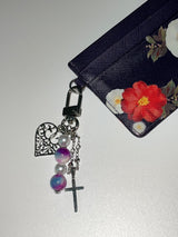 ビンタージパープルキーリング / MADE vintage purple Keyring