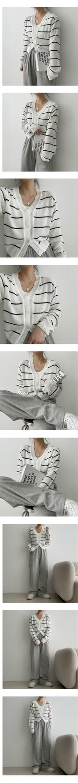 セリダンジラブークレサマーニットカーディガン / Seri Danji Laboukle Summer Knit Cardigan
