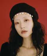 13シャンデリアウールベレー帽 / 1 3 chandelier wool beret (4579938205814)