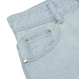 チェリープラネットデニムスカート / CHERRY PLANT DENIM SKIRT [LIGHT BLUE]