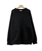 (UNISEX) サイレンスウールオーバーニット