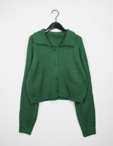 ディープリーカラーカーディガン/Deeplly collar cardigan (3color)