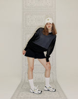 WAFFLE FISHNET SWEATER BLACK (6691447144566)