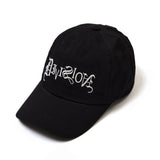 タウポベースボールキャップ / TYPO BASEBALL CAP WHITE / BLACk