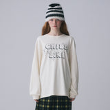 CHILDLIKE PRINTED LONG SLEEVE, IVORY