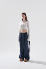 レイクロップドカーディガン / LAY CROPPED CARDIGAN
