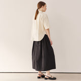 ナイロンボリュームスカート / Nylon volume skirt_black