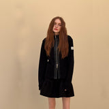 Black Cancan Mini Skirts