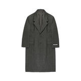 フォーアルダーツウールマキシコート (4 color)