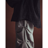 ピグメントウォッシュドクリースパンツ / PIGMENT WASHED CREASE PANTS_GR