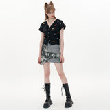 Ribbon Cardigan [Black] (6593098317942)