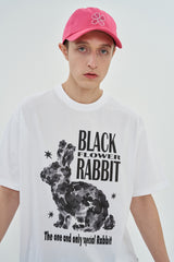 BLACK RABBIT T SHIRT