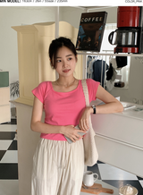 [SHOPPERMADE] Square Raglan Short Sleeve T-Shirt (6color)