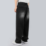 ブラッシュワイドジーンズ / Brush Black Wide Jeans