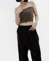 アンゴラキャップチューブトップ/Angora Cap Tube Top (3color)