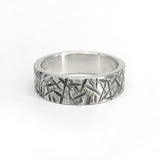 ラフ6シルバーリング / Rough6 silver ring (4596255621238)