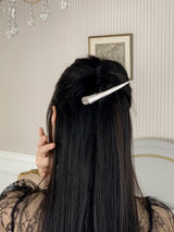 デュアシルバーメタルヘアクリップヘッドピンセット/Dewar silver metal hair clip hair pins