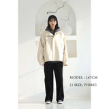 オーバーフィットバフィングレザーライダージャケット/Overfit Buffing Leather Rider Jacket_Ivory