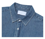 LMN two-pocket oversized denim shirt (3 colors)