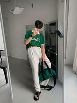ASCLO Ice Linen Wide Slacks (3color)