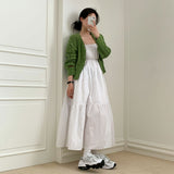 オールデイツイストVネックカーディガン / [Bellide made] All-Day Twist V-Neck Cardigan