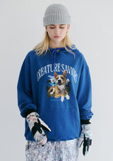 ラッキージャングルパーカー / BSR2223FWPO056 LUCKY JUNGLE HOODIE BLUE NAVY