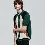 ポッカーディアハーフニットカーディガン / pocker-dia half knit cardigan green
