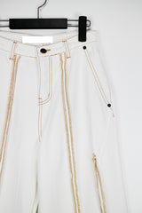 オーバーロックダートパンツ/overlock dart pants