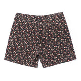 FLORAL SHORTS - BLACK (6675724599414)