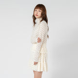 RIBBON HIGH-NECK T-SHIRT_CREAM