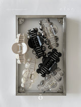 Hair Clip Silver Ball _ SV