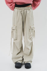 Rope Pigment Cargo Pants (2color)