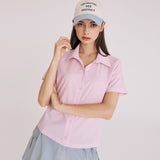 シアサッカーストライプシャツ / SEERSUCKER STRIPE SHIRT (PINK)