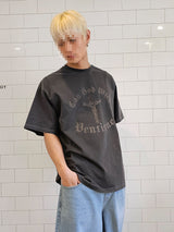 VENTIQUE Pigment Jesus Short Sleeve Tee 3color