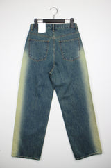 ストレートウォッシュドデニムパンツ/no.5187 Straight Washed Denim Pants (2color)