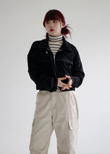 スエードステッチジャケット/Suede Stitch Jacket (2color)