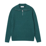 LMN Liton Cable Semi-Ziped Knit (7 colors)