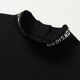 ハーフタートルネックスリーブレスT/HALF-TURTLE NECK SLEEVLESS T-BLACK