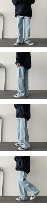 ベールデニムワイドパンツ