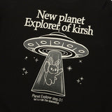 ウィティーバニープラネットエクスプローラースウェットシャツ／WITTY BUNNY PLANET EXPLORER SWEATSHIRT V1 [BLACK]
