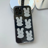 White - BBosil Mochi Rabbit Phone Case