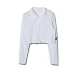 オープニングクロップドシャツ / HI (8285) opening cropped shirt