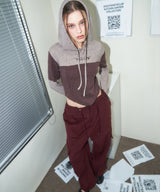 [NF] CORDUROY CARGO STRING PANTS (BURGUNDY)_F23ZC861