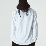 オーバーフィット M ロングスリーブT/OVERFIT M LONG-SLEEVED T-WHITE