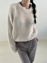 About balloon round knit 