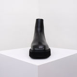 4cm up カウハイドスクウェレトチェルシーブーツ / 4cm up Cowhide Squareto Chelsea Boots