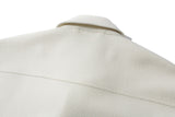 CLASSIC CROPPED SHIRT JACKET (ecru)