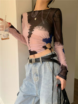 anti-sun see-through top